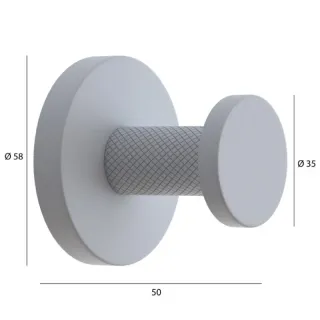 Крючок Boheme Uno 10976-GM оружейная сталь